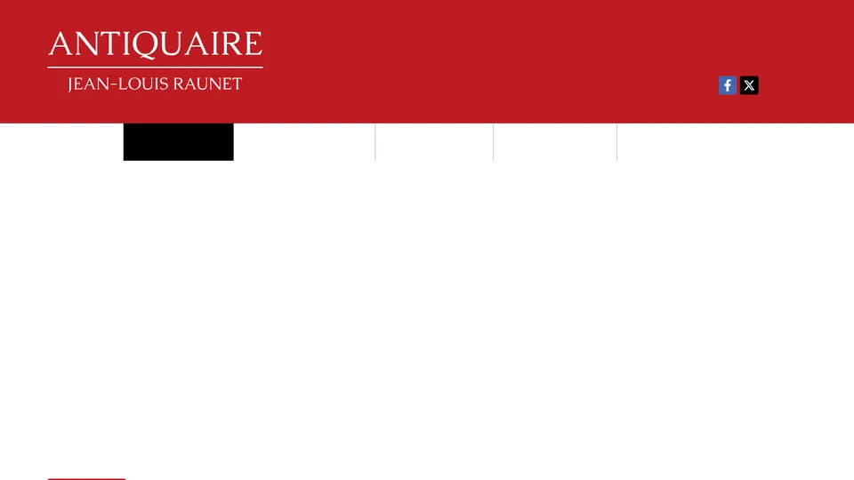 Aperçu du site de Jean-Louis Raunet Antiquaire