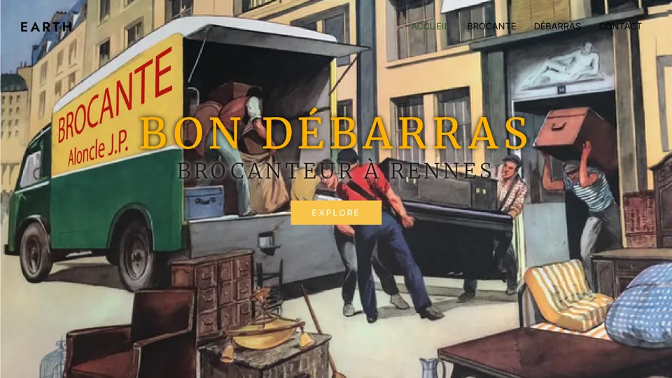 Aperçu du site de Bon Débarras — Jean-Philippe Aloncle