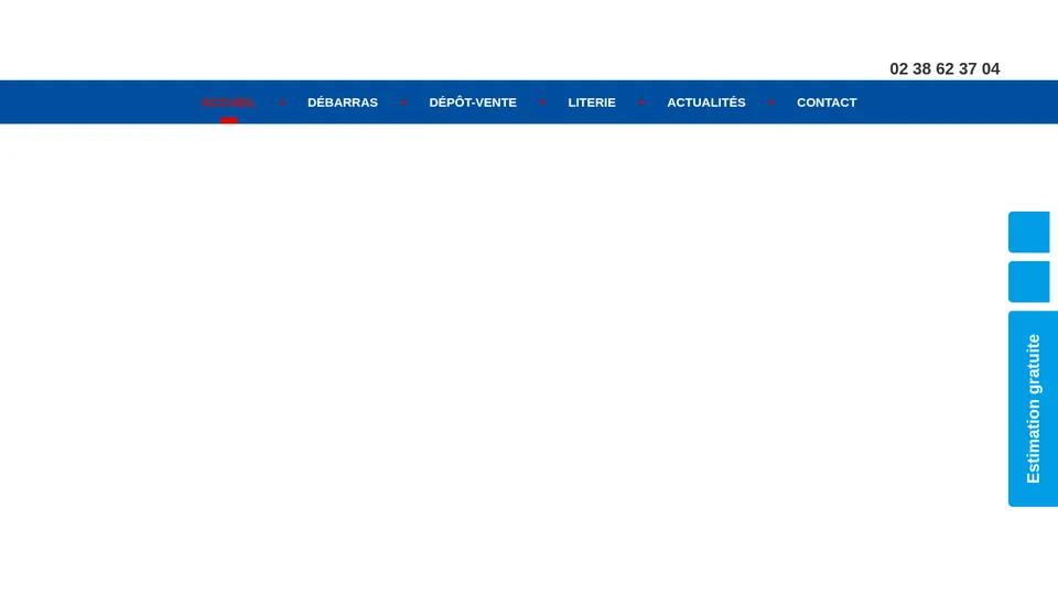 Aperçu du site de Dépôt-Vente Bannier