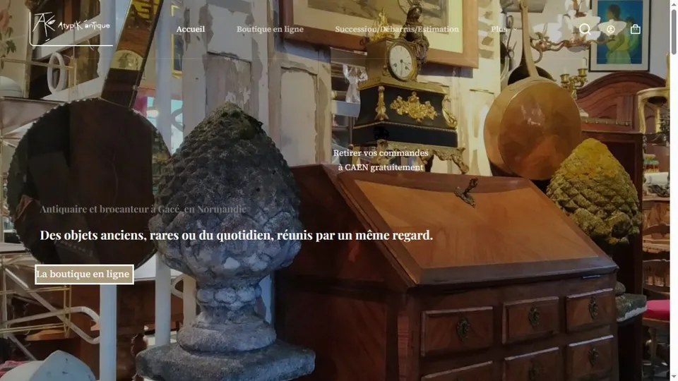 Aperçu du site de Atypik'antique